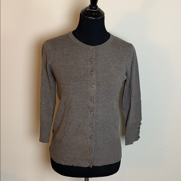 Taupe Cardigan - Picture 1 of 2